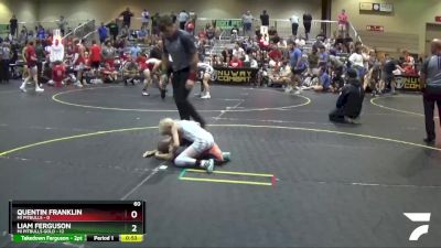 60 lbs Semis & 1st Wrestleback (8 Team) - Liam Ferguson, Mi Pitbulls Gold vs Quentin Franklin, Mi Pitbulls