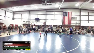 38 lbs Semifinal - Dawson McMahon, Shootbox Wrestling Club vs Ridger Rich, Champions Wrestling Club