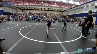 61-64 lbs Rr Rnd 3 - Layla Rummel, Harrah Little League Wrestling vs Micholas Von Quenaudon-Sevier, Standfast