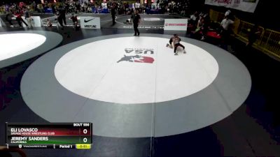 71 lbs Quarterfinal - Jeremy Sanders, California vs Eli Lovasco, Savage House Wrestling Club