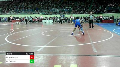 92 lbs Round Of 64 - Maddox Moore, Oklahoma Wrestling Academy vs Michkel (Prince) Cain, Bixby