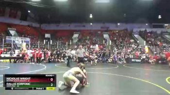 119 lbs Round 1 (4 Team) - Dallas Korponic, Hartland vs Nicholas Wright, Belding Black Knights