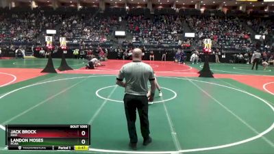 126 lbs Cons. Round 3 - Landon Moses, PCWA vs Jack Brock, MAS1