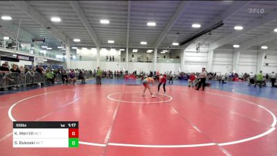 105 lbs Rr Rnd 2 - Kilee Merriill, ME Trappers WC vs Sora Mae Bukoski, ME Trappers WC