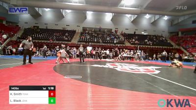 140 lbs Final - Kenneth Smith, Tonkawa Takedown Club vs Luke Black, Jenks Trojan Wrestling Club