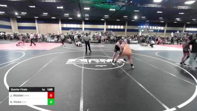 190 lbs Quarterfinal - Joshua Wooten, Grindhouse WC vs Avery Hicks, Blaine Barracuda WC