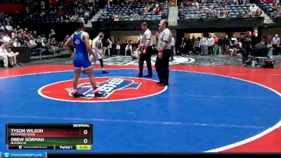 7A-138 lbs Semifinal - Tyson Wilson, Peachtree Ridge vs Drew Gorman, Buford HS