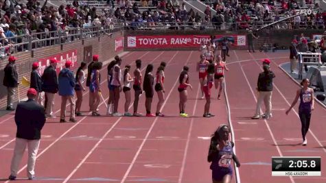 High School Girls' 4x400m Relay Event 135, Prelims 1