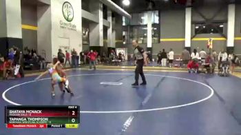 46 lbs Semis & Wb - Tapanga Thompson, Nebraska Wrestling Academy vs Shataya Mcnack, Missouri Gold