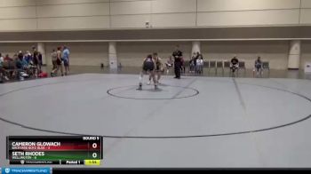 148 lbs Round 5 (6 Team) - Cameron Glowach, Backyard Boyz Blue vs Seth Rhodes, Wellington