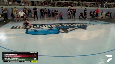 67 lbs Rr1 - Liam Brower, Interior Grappling Academy vs Dylan Duelfer, Avalanche Wrestling Association