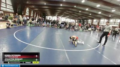 49 lbs Semifinal - Stockton Rowley, Ravage Wrestling Club vs Soren Petersen, Juab Wrestling Club