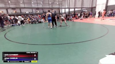 175 lbs Cons. Round 2 - Tate Cuthbert, ID vs Noah Sandlin, CA