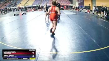 116 lbs Round 5 - Ali Andersen, Grand View vs Shea Reisel, University Of Dubuque