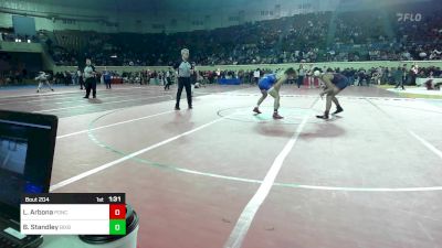 160 lbs Round Of 16 - Lance Arbona, Ponca City Wrestling vs Barrett Standley, Bixby