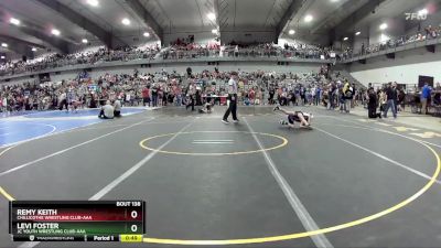 50 lbs Cons. Round 2 - Remy Keith, Chillicothe Wrestling Club-AAA vs Levi Foster, JC Youth Wrestling Club-AAA 