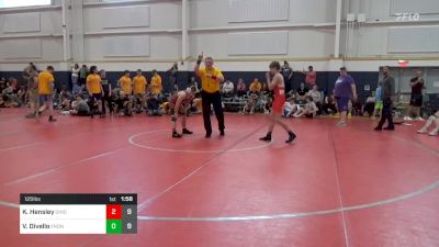 125 lbs Pools - Kaden Hensley, Ohio Gold vs Vinny Divello, Front Royal W.C.