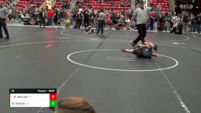 70 lbs Cons. Round 5 - Remington Warner, Triumph vs Adam Downs, CYWC