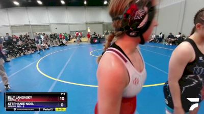 152 lbs Quarters & 1st Wb (16 Team) - Kaylie Petersen, Indiana vs Eleanor Dean, Virginia Red