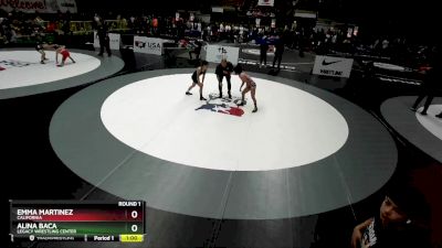 87 lbs Round 1 - Emma Martinez, California vs Alina Baca, Legacy Wrestling Center