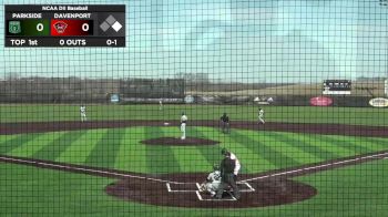 Replay: UW-Parkside vs Davenport - DH | Mar 27 @ 1 PM