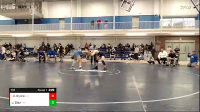 157 lbs Cons. Semi - Xavier Byrne, Henry Ford College vs Jair Diaz, Harper College