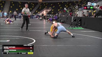 133 lbs Cons. Round 1 - Boris Witmer, Columbia vs Aidan Noonan, Wyoming