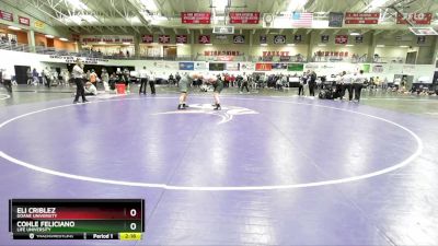 285 lbs Cons. Round 6 - Eli Criblez, Doane University vs Cohle Feliciano, Life University