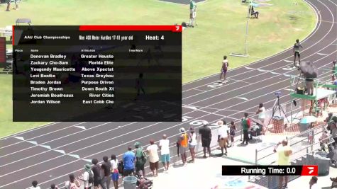 Youth Men's 400m Hurdles, Prelims 4 - Age 17-18