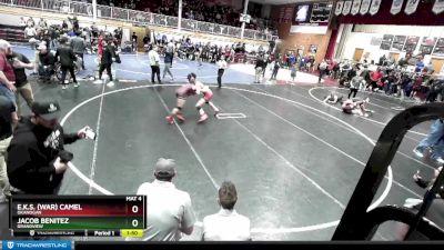 126 lbs Cons. Round 2 - Jacob Benitez, Grandview vs E.K.S. (War) Camel, Okanogan