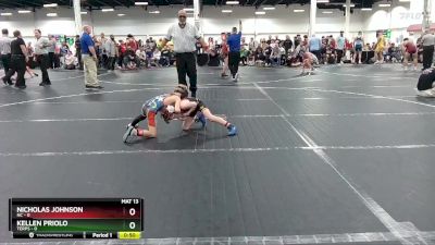 48 lbs Quarterfinal - Nicholas Johnson, NC vs Kellen Priolo, Terps