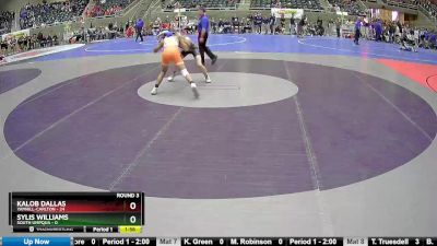 134 lbs Round 3 (4 Team) - Kalob Dallas, Yamhill-Carlton vs Sylis Williams, South Umpqua