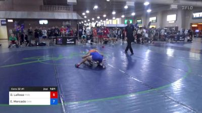 55 kg Cons 32 #1 - Owen LaRose, Pinnacle Wrestling Club vs Emmanuel Mercado, Chain Wrestling Academy