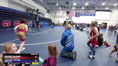 74 lbs Round 3 - Dominik Watkins, Green River Grapplers vs Huntley Caylor, Douglas WC