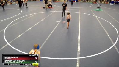 Round 1 - Sawyer-Lyn Phillips, Farmington Wrestling Club vs Kara Franzen, Minnesota