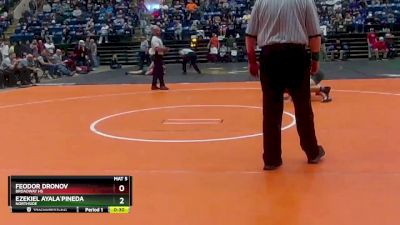 3 - 144 lbs 5th Place Match - Ezekiel Ayala`Pineda, Northside vs Feodor Dronov, Broadway HS