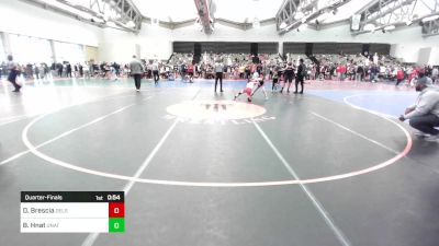 70-B lbs Quarterfinal - Dominic Brescia, Delsea vs Blake Hnat, Unattached