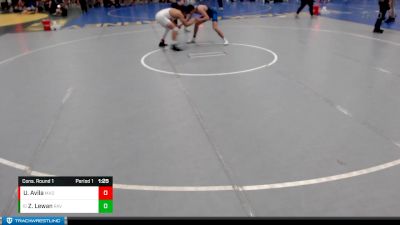 156-162 lbs Cons. Round 1 - Zach Lewan, Ravenna vs Ulises Avila, Madison