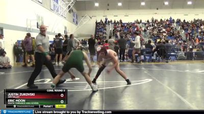 152 lbs Cons. Round 3 - Eric Moon, South Torrance High School vs Justin Zukovski, Simi Valley