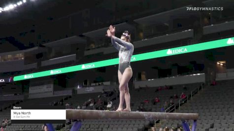 Mya North - Beam, X-Cel Gym PA - 2022 Elevate the Stage Toledo presented by Promedica