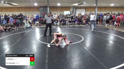 I 115 lbs Quarterfinal - Jackson Scott, Dallas vs Brennan Zimmer, Candor