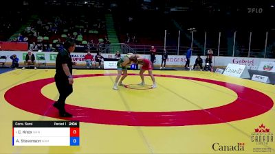 97kg Cons. Semi - Callum Knox, Brock WC vs Aidan Stevenson, Edmonton WC