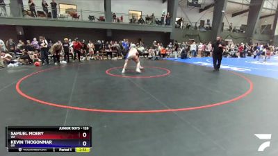 126 lbs Cons. Round 3 - Samuel Moery, WA vs Kevin Thogonmar, OR