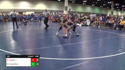 105 lbs Round 1 (16 Team) - Hillary Trainor, Iowa Minion Nation vs Maite Coutinho, SOWA