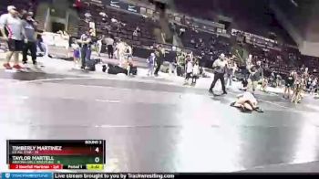 110 lbs Round 3 (4 Team) - Timberly Martinez, CO All Star vs Taylor Martell, Arizona Girls Wrestling