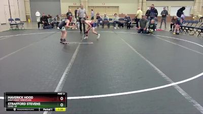 68 lbs 3rd Place Match - Maverick Hood, Gulf Coast Wrestling vs Strafford Stevens, Level Up