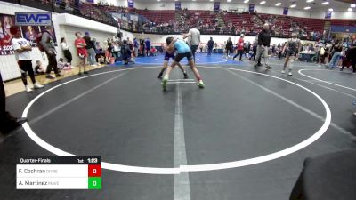 84 lbs Quarterfinal - Fletcher Cochran, Division Bell Wrestling vs Aiven Martinez, Maverick Elite Wrestling