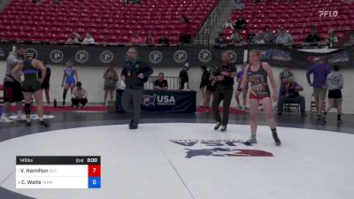 145 lbs Quarters - Valerie Hamilton, Sot-c vs Clare Waite, Team Idaho Wrestling Club