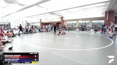 97 lbs Round 2 - Graydon Martin, Virginia Team Predator vs Mason Giuliani, NOVA Wrestling Club