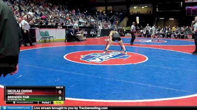 7A-106 lbs 3rd Place Match - Brenden Fair, Richmond Hill HS vs Nicolas Owens, North Gwinnett